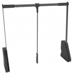 Гардеробный лифт-пантограф CONERO 985-1168 мм 12 кг черный Hafele